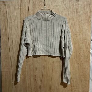 L.A. HEARTS Light tan cropped sweater